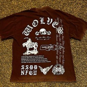 DarcSport Barbell Burgundy Tee